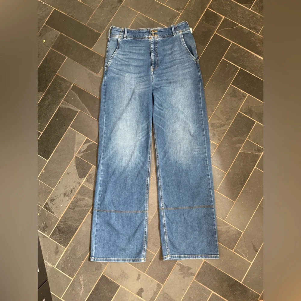 The Eventide High-Rise Wide-Leg Trouser Jeans by Pilcro from Anthropologie - Picture 4 of 4